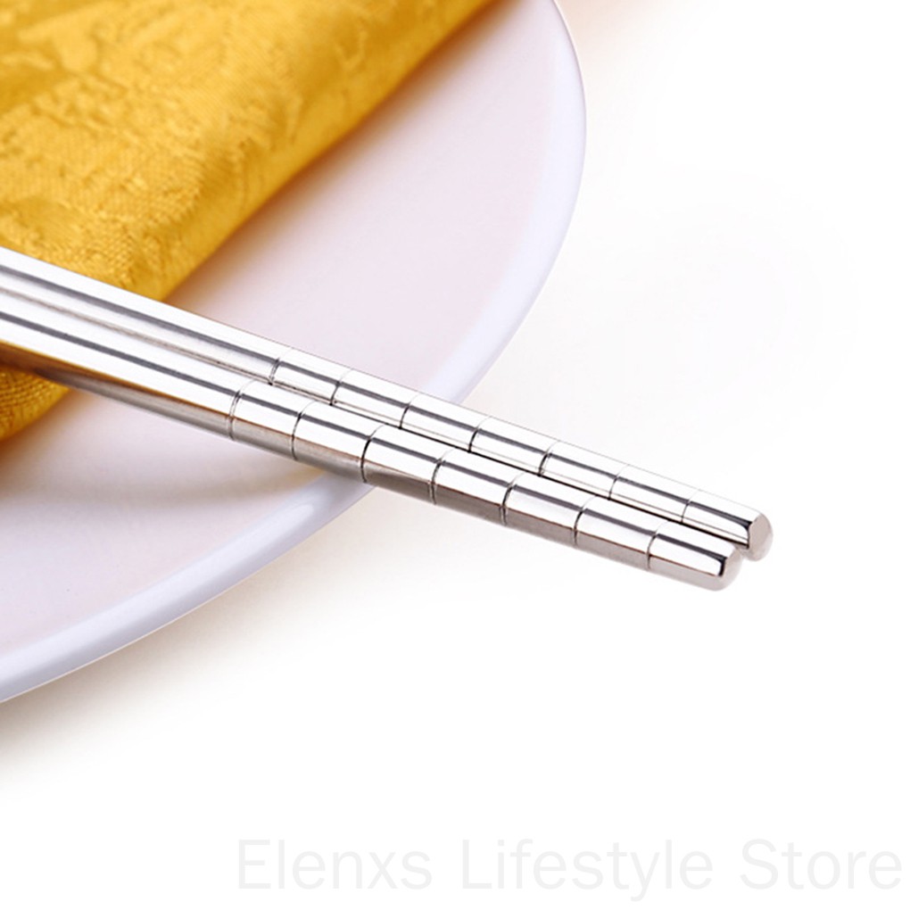 1 Đôi Đũa Dài Bằng Thép Không Gỉ 36cm