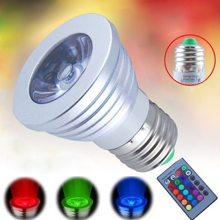[[[ XẢ HÀNG ]]] . [[[ XẢ HÀNG ]]] . [[[ XẢ HÀNG ]]] Bóng đèn Led đổi màu 3W đui E27