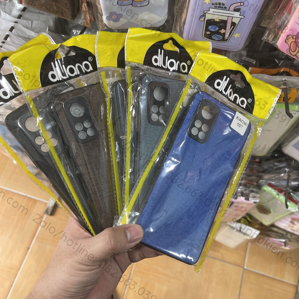 Ốp lưng Xiaomi Mi 10T/ 10T pro dẻo, da vải cực chất bảo vệ camera bền đẹp