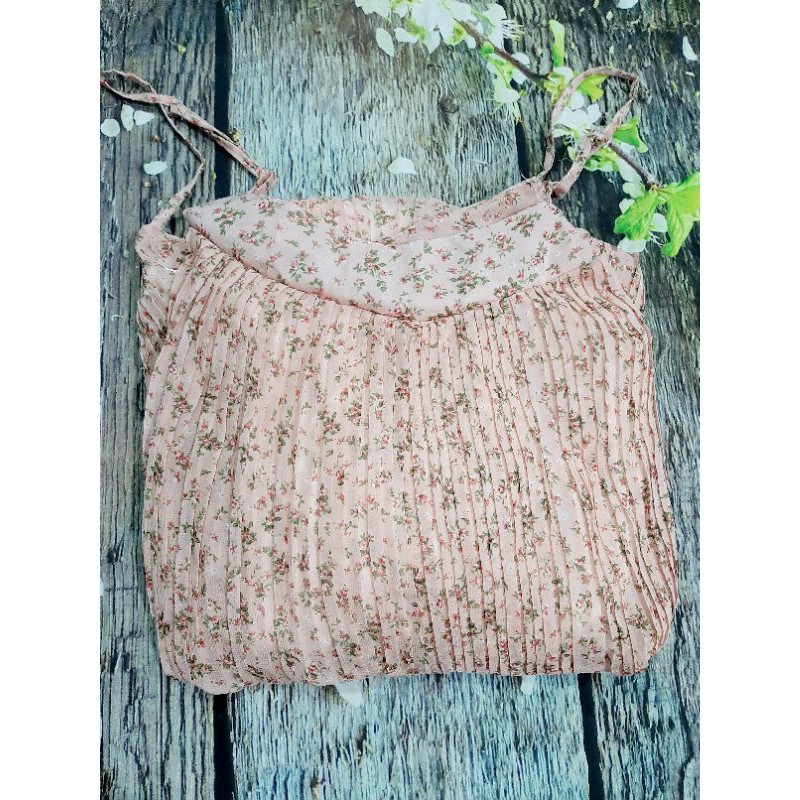 Đầm hoa nhí dập ly 2 dây | BigBuy360 - bigbuy360.vn