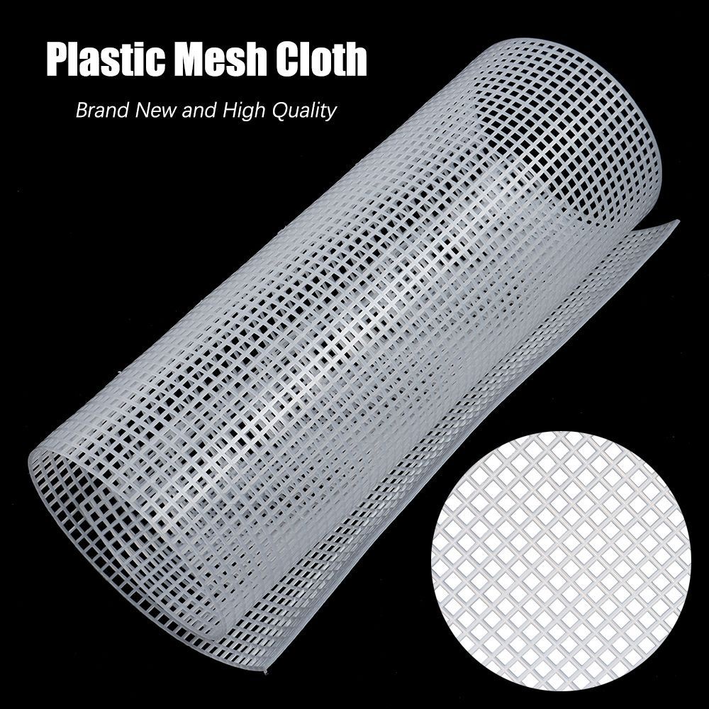 NEONY 2PCS Sewing Hook Bags DIY Bag Rug Plastic Mesh Cloth Craft Supplies Handcraft Latch Hook Bags Grid Hook Crafts Thread Hook/Multicolor