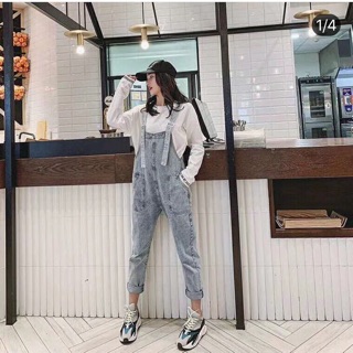 Quần Yếm Bò Nữ