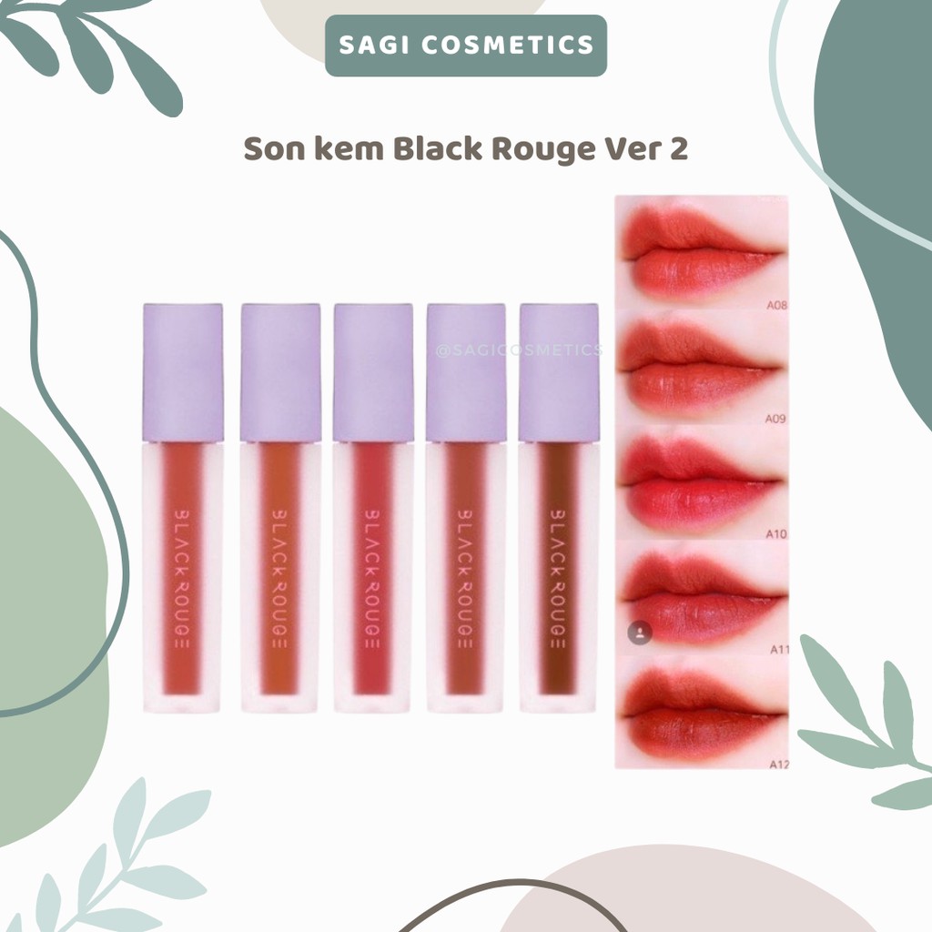 Son kem Black Rouge Air Fit Velvet Tint Ver 2