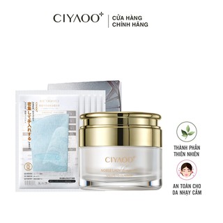 Bộ combo mặt nạ đông khô collagen - kem mặt nhân sâm ciyaoo siêu dưỡng da 5 miếng + 38g