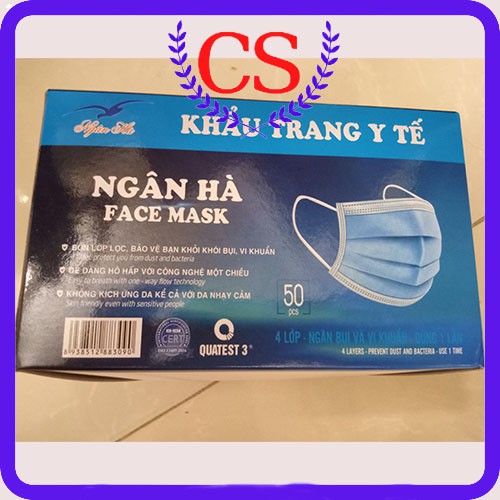 Khẩu trang y tế Ngân Hà (hop 50 cái)