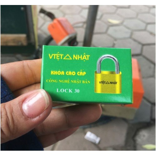 Khóa Bấm Việt Nhật Cỡ lock 30  Khóa Cửa 3 Chìa Công Nghệ Nhật Bản