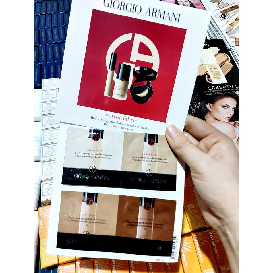Sample Kem nền Giorgio Armani Power Fabric [ 4 sample*1ml ]