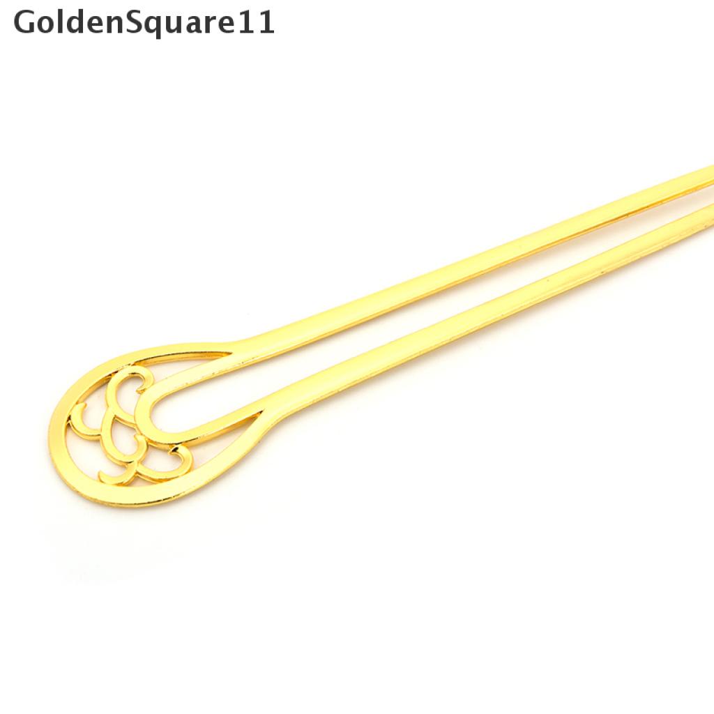 Trâm Cài Tóc Chữ U Bằng Kim Loại Phong Cách Retro 11