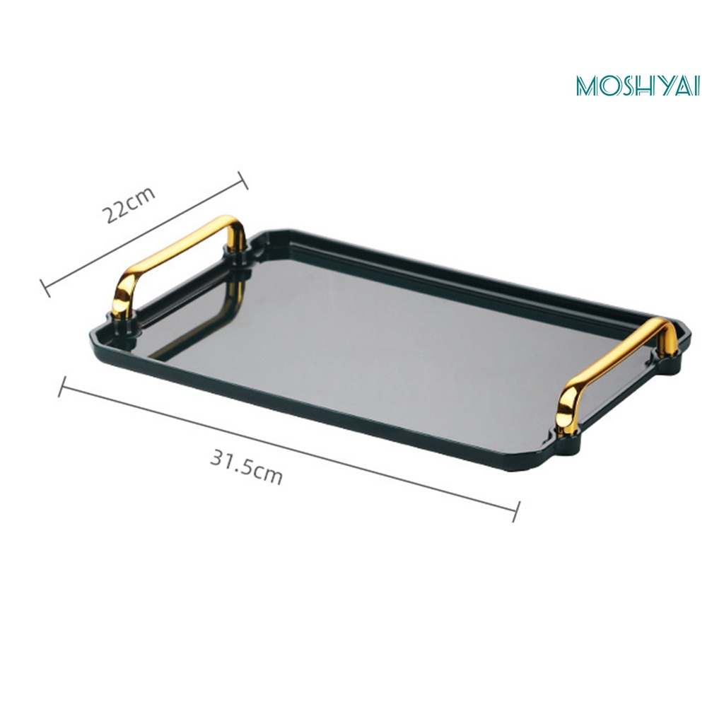 Khay Phục Vụ Thức Ăn Vặt Biến Hình Có Tay Cầm Bằng Nhựa Chống Trượt Đa Năng