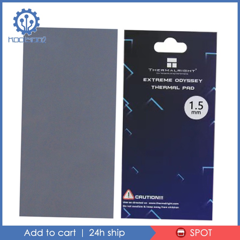 Miếng Đệm Silicone Cách Nhiệt 12.8 W / Mf Koolsoo2 Đơn Giản Cho Tản Nhiệt Laptop PC