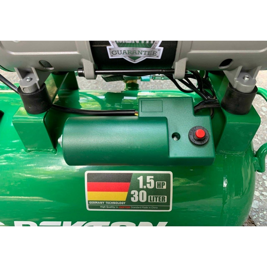 Máy nén khí không dầu 25L DEKTON DK-AC2930, công suất 1,5HP, mẫu mới