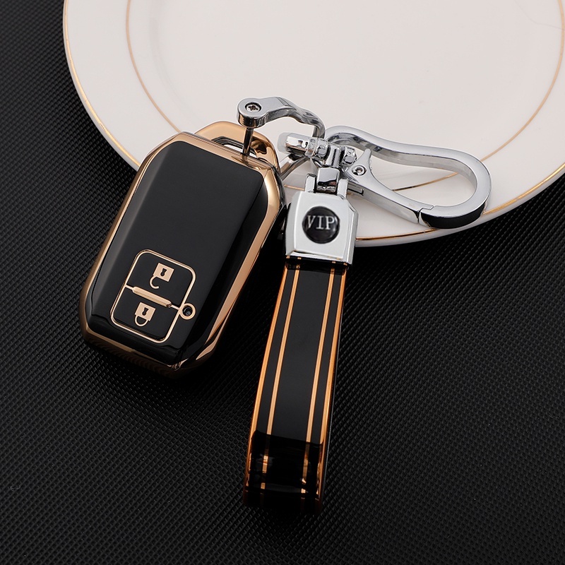 Vỏ Bảo Vệ Chìa Khóa Điều Khiển Từ Xa 2 Nút Bằng TPU Mềm Dành Cho Xe Hơi Suzuki Swift Wagon R Monopoly