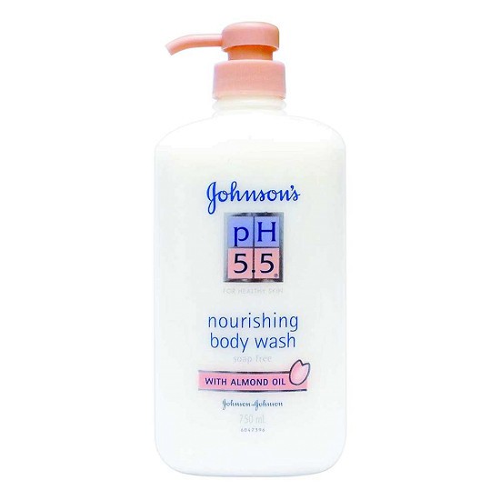 Sữa tắm dầu hạnh nhân dưỡng ẩm da pH 5.5 Johnson’s with Almond Oil Body Wash 750ml (Thái Lan)