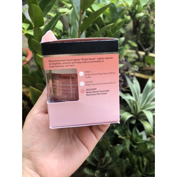 Kem dưỡng da trắng sáng Neutrogena Bright Boost Overnight Recovery Gel 50g.Hàng Úc