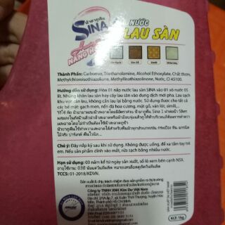 Nước Lau Sàn Sina Thái Lan 1L