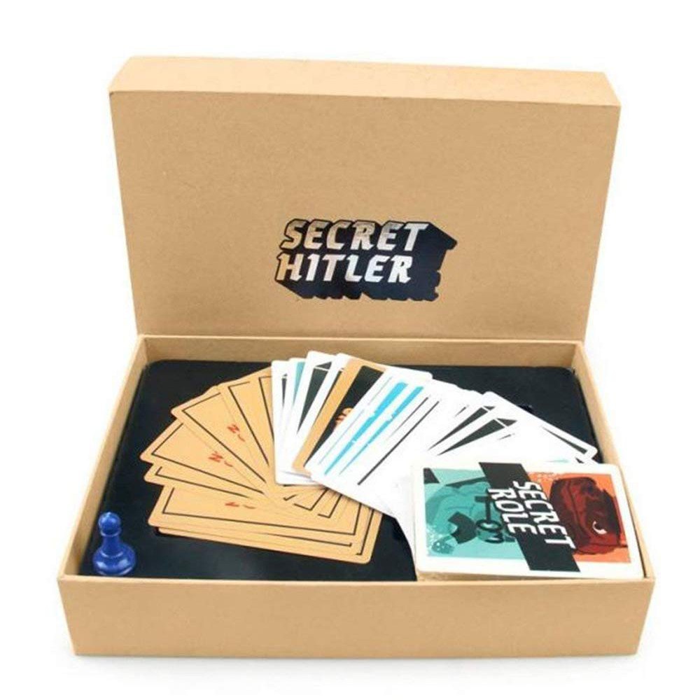 Trò Chơi Trên Bàn Cờ Secret Hitler Anti-Human Thẻ Trò Chơi Upgraded Red Yellow Box Bữa Tiệc Trò Chơi Board Game Card Games Fun Party Games (English Version)