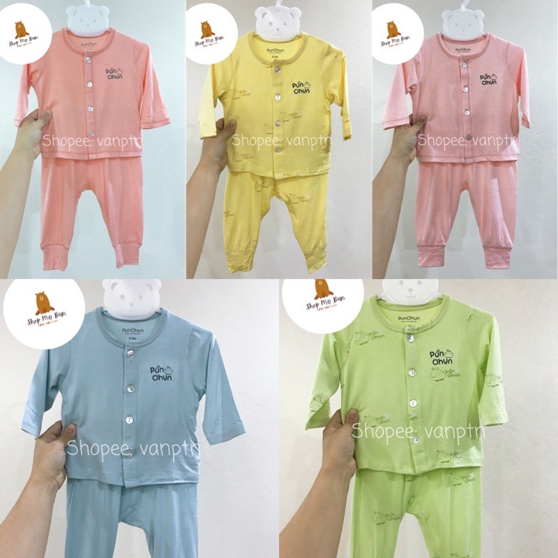 _Bộ dài tay cài giữa Punchun chất mềm mịn