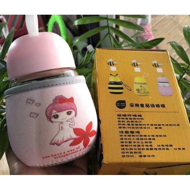 Bình giữ nhiệt thủy tinh đa năng 320ml