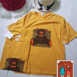 Áo thun nữ in hình gấu cute