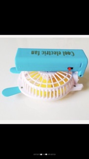 Quạt Mini Cầm tay Chạy Bin
