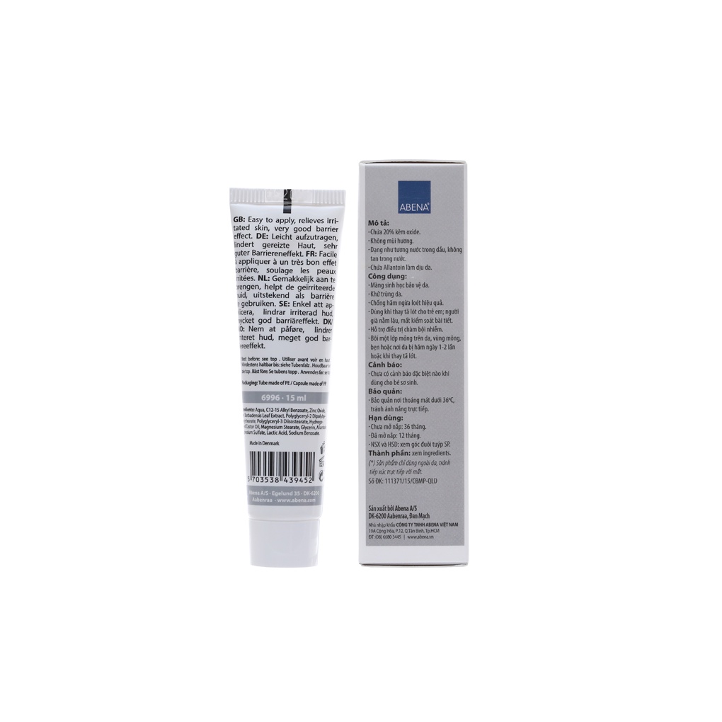 Kem Abena Ngừa Loét Chống Hăm Tã, Làm Dịu Da Cho Bé - 15ml