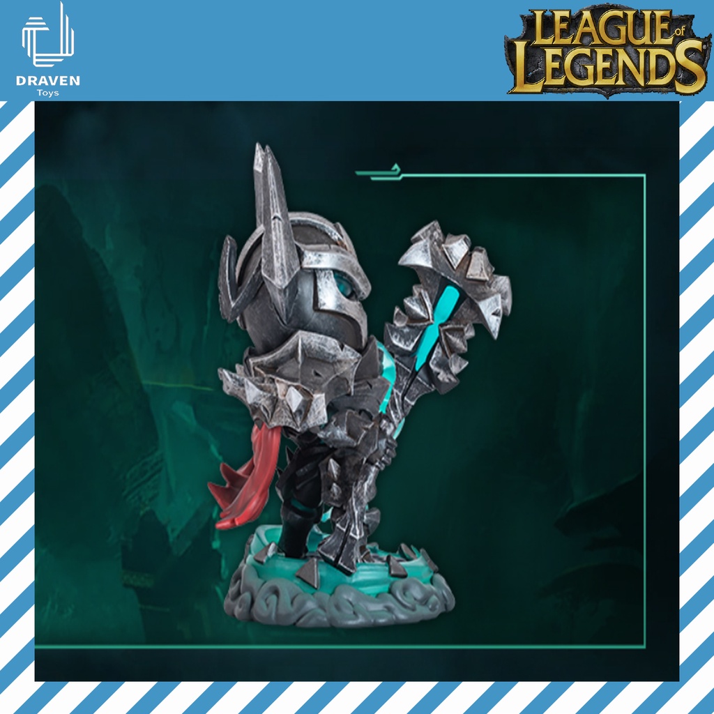 Mô hình Chính hãng Riot Games Mordekaiser Unlocked Statue có led Liên Minh Huyền Thoại LOL - Cam kết hàng Authentic 100%