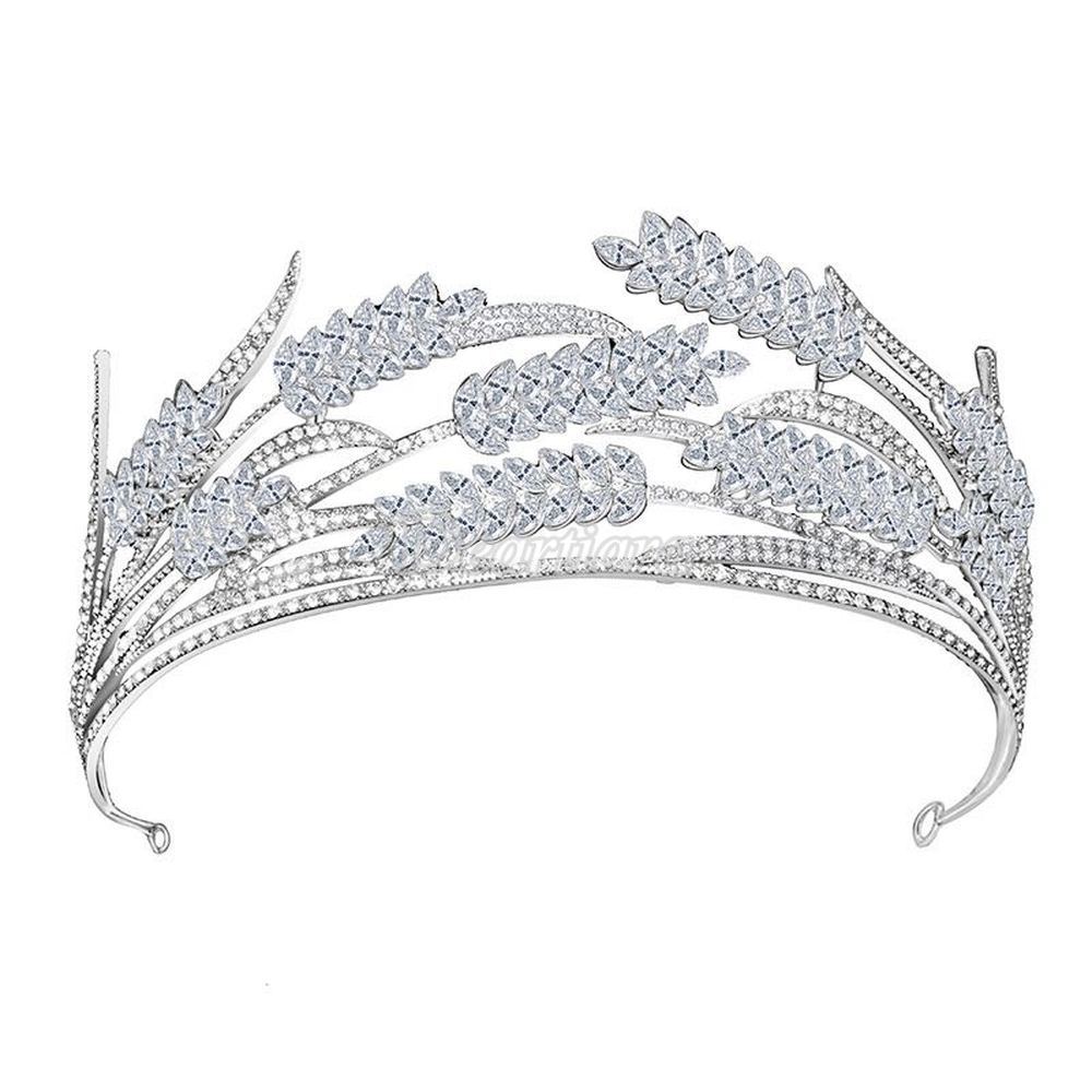 Vương miện tiara phụ kiện tóc công chúa cho cô dâu đám cưới