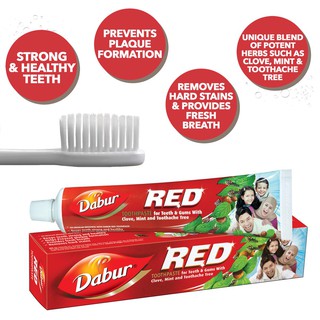Kem đánh răng thảo dược  Dabur Red Paste 200g