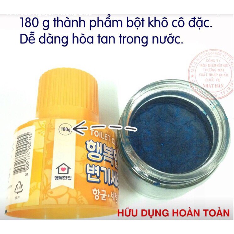 NHẬP KHẨU CHÍNH HÃNG - Chai (Cốc) Thả Bồn Cầu Hàn Quốc 180gr - Haengbokanjip Sỉ và Lẻ