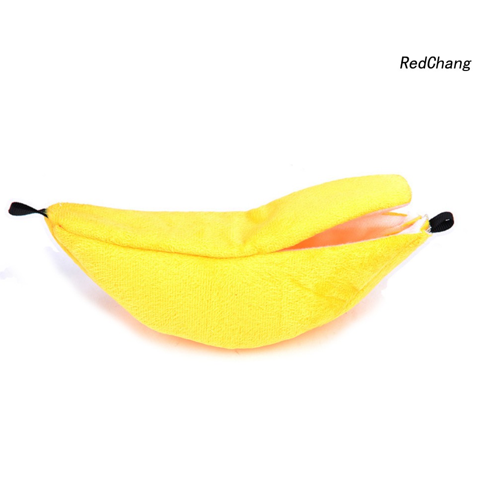 Võng treo thiết kế hình quả chuối ấm áp dành cho chuột hamster