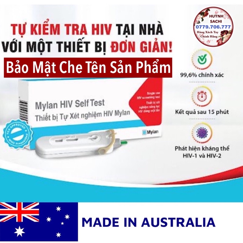 Bộ Test Hiv Cao Cấp Tại nhà Chính Xác Cao Của Úc