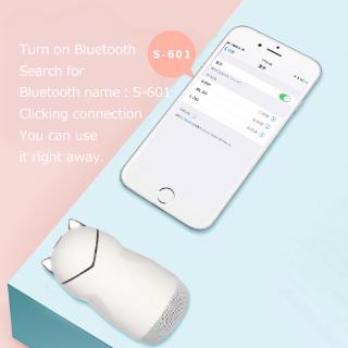 Loa Bluetooth 4.2 Hình Mèo Có Đèn Led