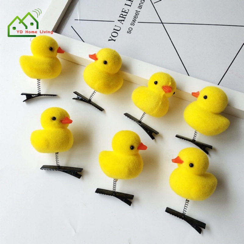 Kẹp Tóc Hình Chú Vịt Vàng Nhỏ Xinh Xắn Dễ Thương
