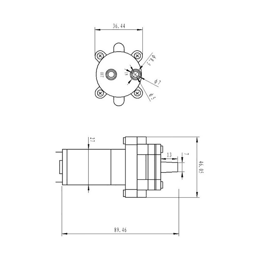 Máy Bơm Nước Mini Dc 12v Cho Hồ Cá Điện