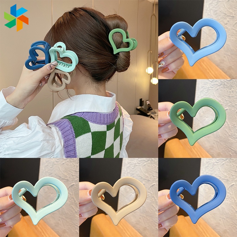 Kẹp Tóc Hình Trái Tim Phong Cách Thời Trang Hàn Quốc JP6