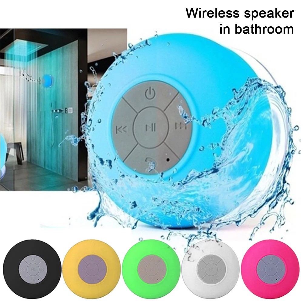 Sẵn sàng chuyển hàng Loa Bluetooth Mini Universa Di động Không thấm nước Loa rảnh tay cho Phòng tắm Phòng tắm Hồ bơi Loa bluetooth xe hơi