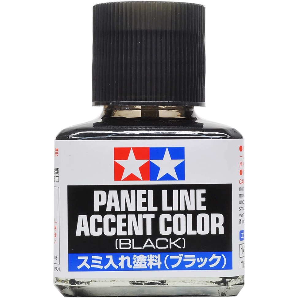 Dung dịch lằn chìm Tamiya Panel Line Accent Color mực kẻ cho mô hình Chính hãng Made in Japan Kèm Thinner X-20 10ml 40ml