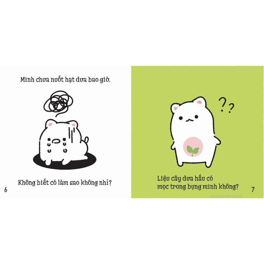 Sách Ehon - Maru và hạt dưa - Ehon Nhật Bản dành cho bé từ 2 - 8 tuổi | BigBuy360 - bigbuy360.vn