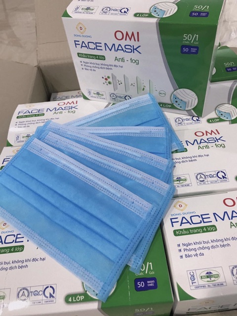 Khẩu Trang Y Tế 4 Lớp( Hộp 50 Chiếc) | BigBuy360 - bigbuy360.vn