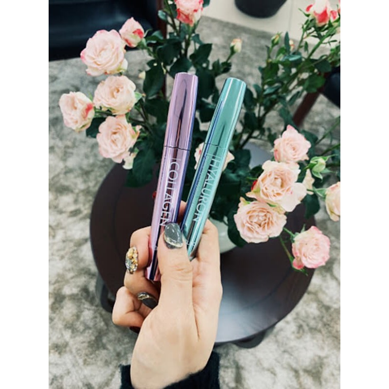 Mascara tế bào gốc dưỡng mi, make up giúp mi dài và dày Dr Cellio Dermal Volume Collagen &amp; Hyaluronic  - HONGS BEAUTY