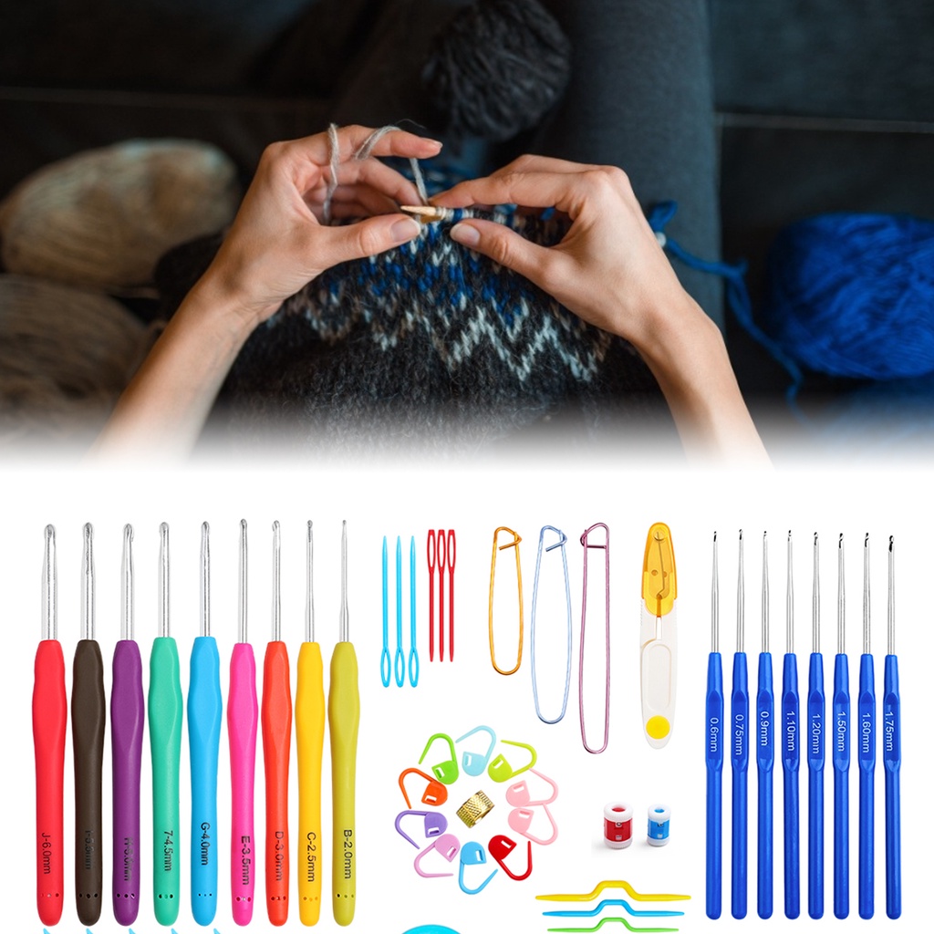 Bộ móc đan len bằng vải oxford 600D tiện dụng