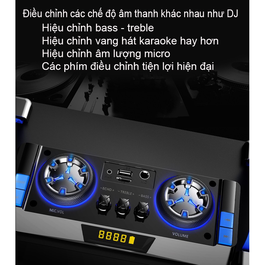 Loa karaoke bluetooth Kimiso KM-S1 ( bản cao cấp )