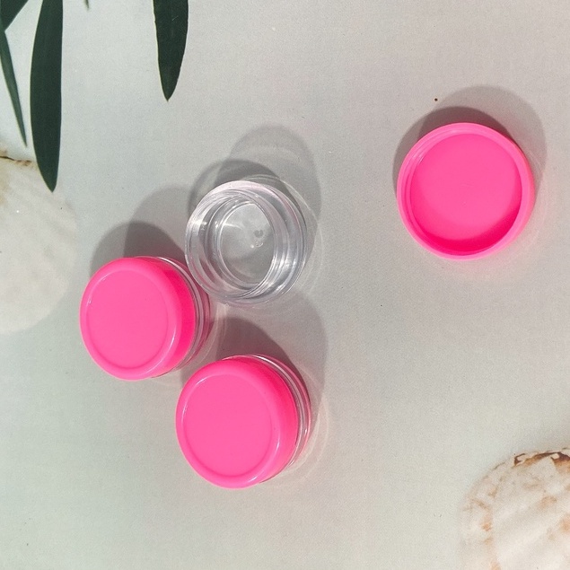 Lọ chiết mỹ phẩm 5gram nắp hồng dùng chiết mỹ phẩm, serum và các loại khác khi đi du lịch
