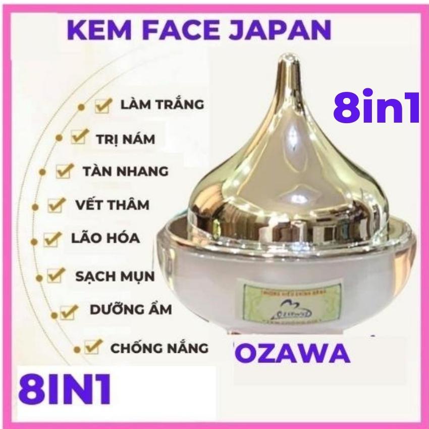 Kem dưỡng da mặt ban đêm face Ozawa nhật bản 8in1 dưỡng trắng , cấp ẩm, mờ nám, giảm mụn mỹ phẩm quốc tế abc