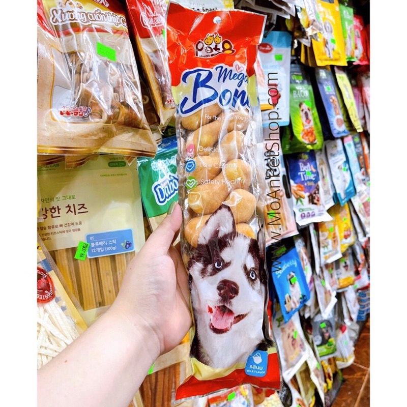 Xương Gặm Bọc Sữa Pet8 Mega Bone Thái Lan
