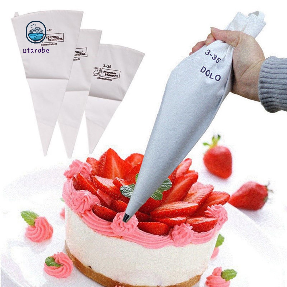 Túi Bắt Bông Kem Trang Trí Bánh Bằng Vải Cotton Có Thể Tái Sử Dụng Nhiều Lần