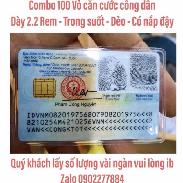 Bao Vỏ Căn Cước ATM, thẻ bảo hiểm xe máy, BHYT, bằng lái xe, thẻ ATM nhựa PVC siêu trong siêu dẻo