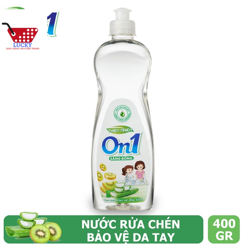 Nước rửa chén On1 dung tích 400g - Nhiều mùi hương - Sạch bóng vết dầu mỡ (Sản Phẩm Cao Cấp Của LIX)