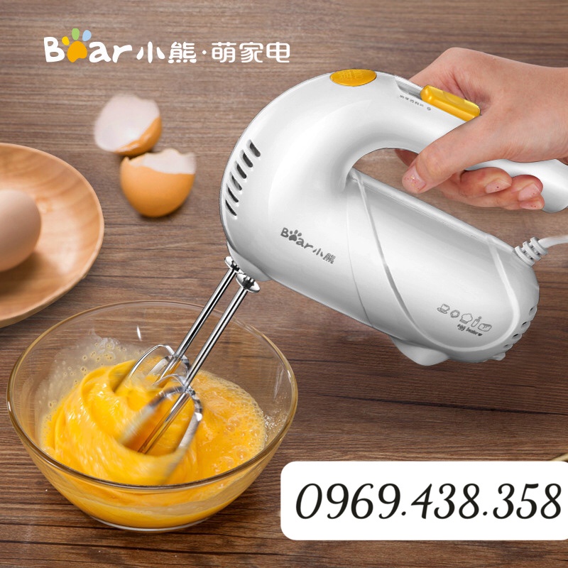 Máy Đánh Trứng Cầm Tay Mini - Máy Đánh Kem Cầm Tay, Máy Đánh Trứng Mini chính hãng Bear model:DDQ-A01G1