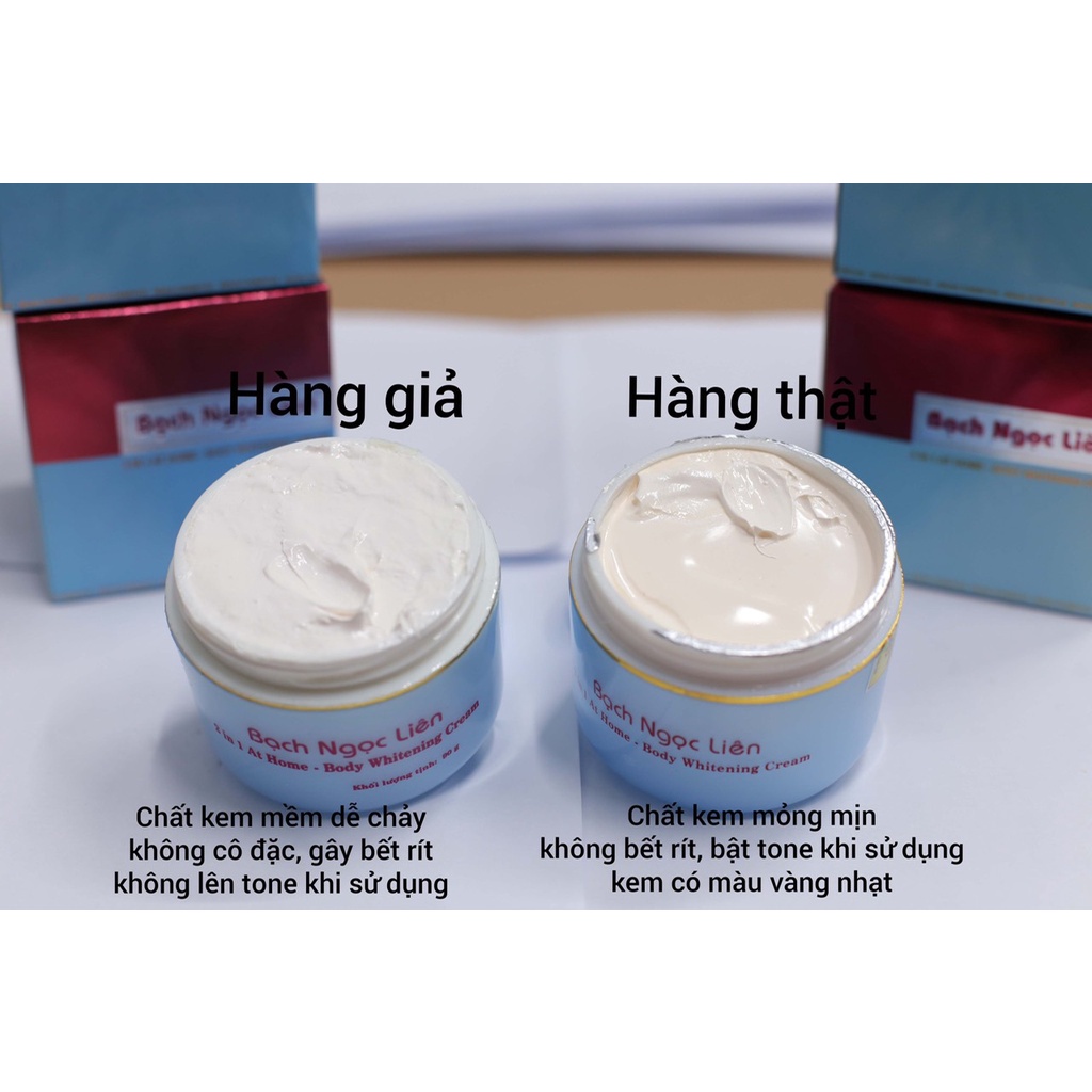 Kem dưỡng trắng da toàn thân Bạch Ngọc Liên 90g